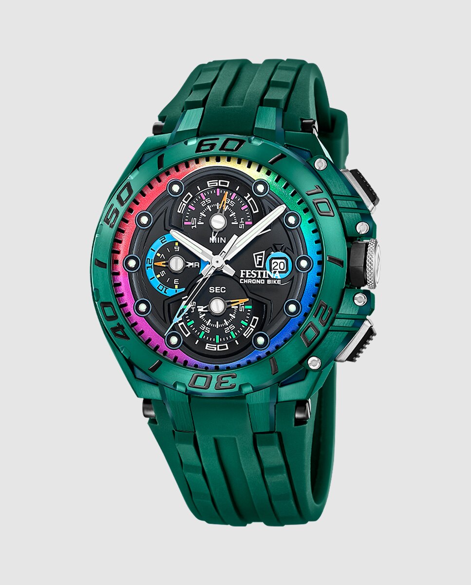 Relógio F20760/1 Chrono Bike Special Editions Verde Verde-3