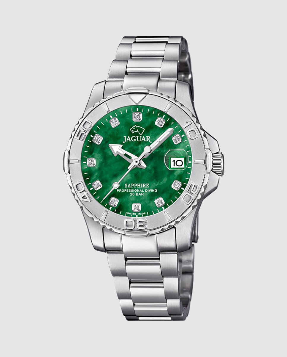 Relógio J870/e de Aço Prateado Prata-1