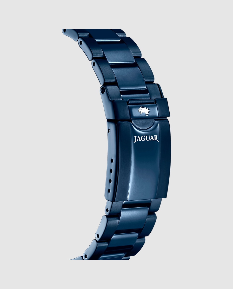 Relógio J930/a de Aço em Azul Azul-5
