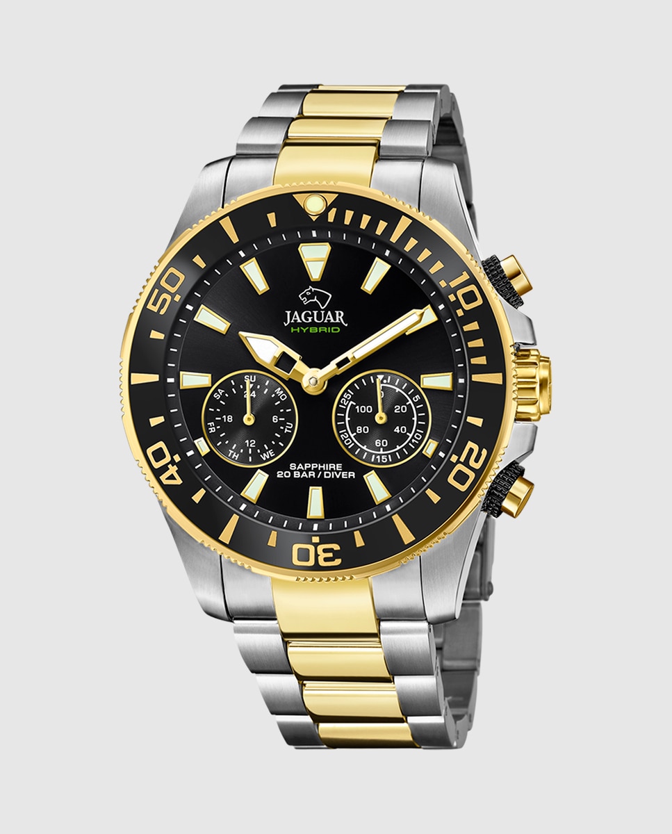 Imagem 0 de Relógio J889/b de Aço Multicolor