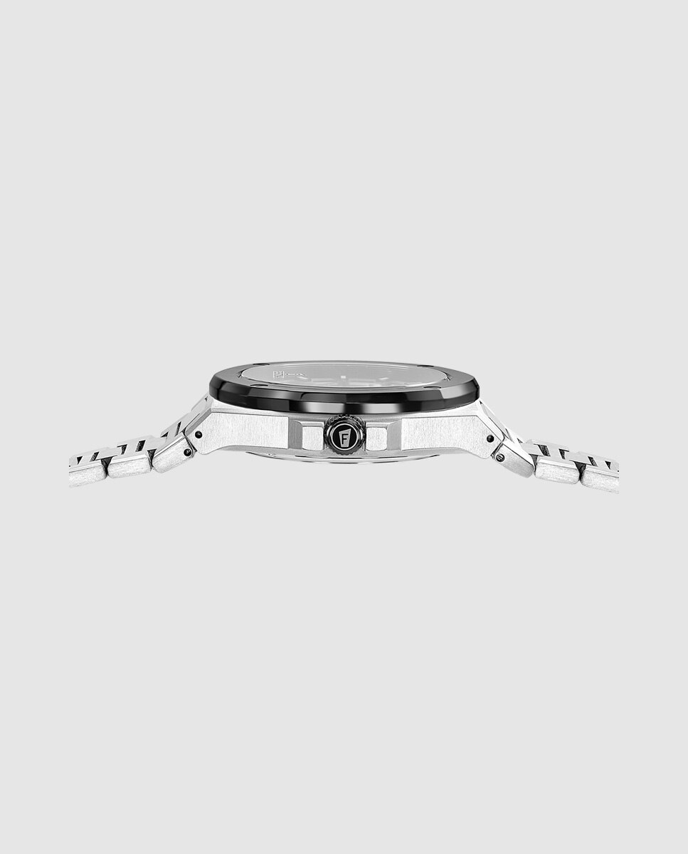 Relógio Automático F22008/2 Swiss Made Automático de Aço Inoxidável Prateado-4
