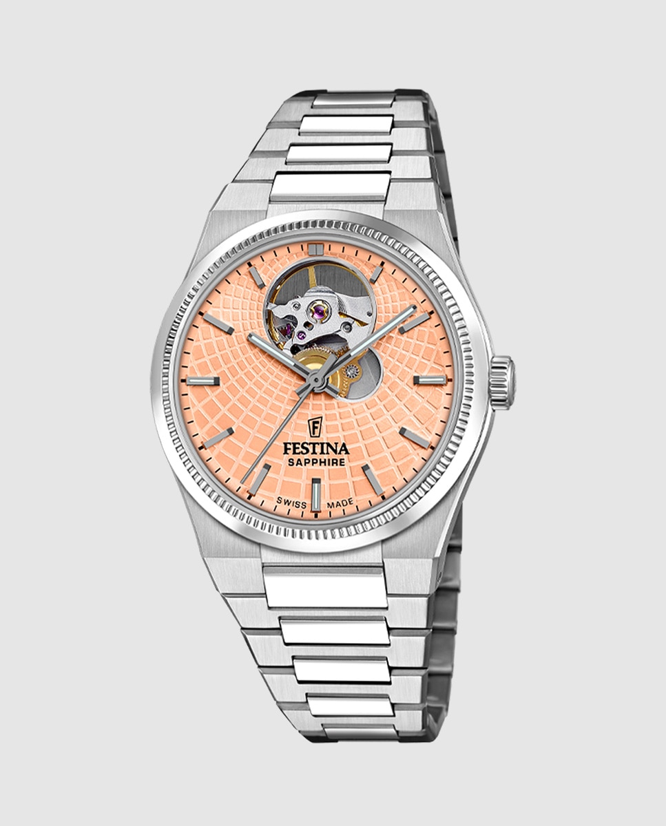 Imagem 0 de Relógio F20054/9 Swiss Made Automático de Aço Prateado