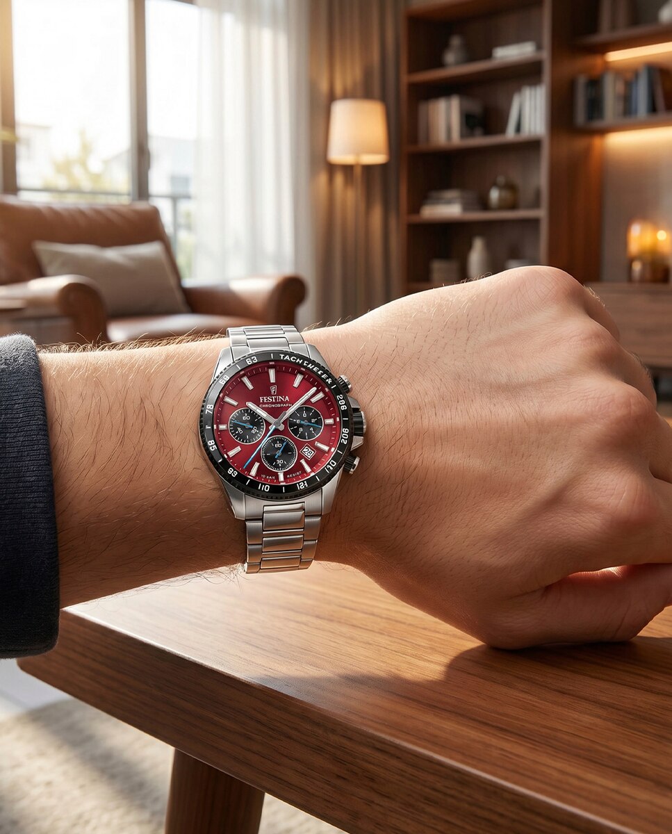Relógio F20560/7 Timeless Chronograph de Aço em Prateado Prateado-2