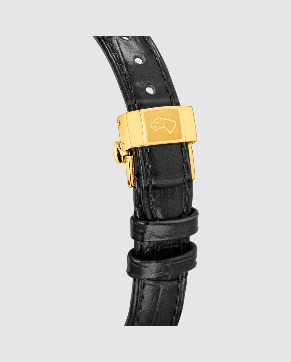 Relógio de Mulher J1058/1 Essentia de Pele Preto-4