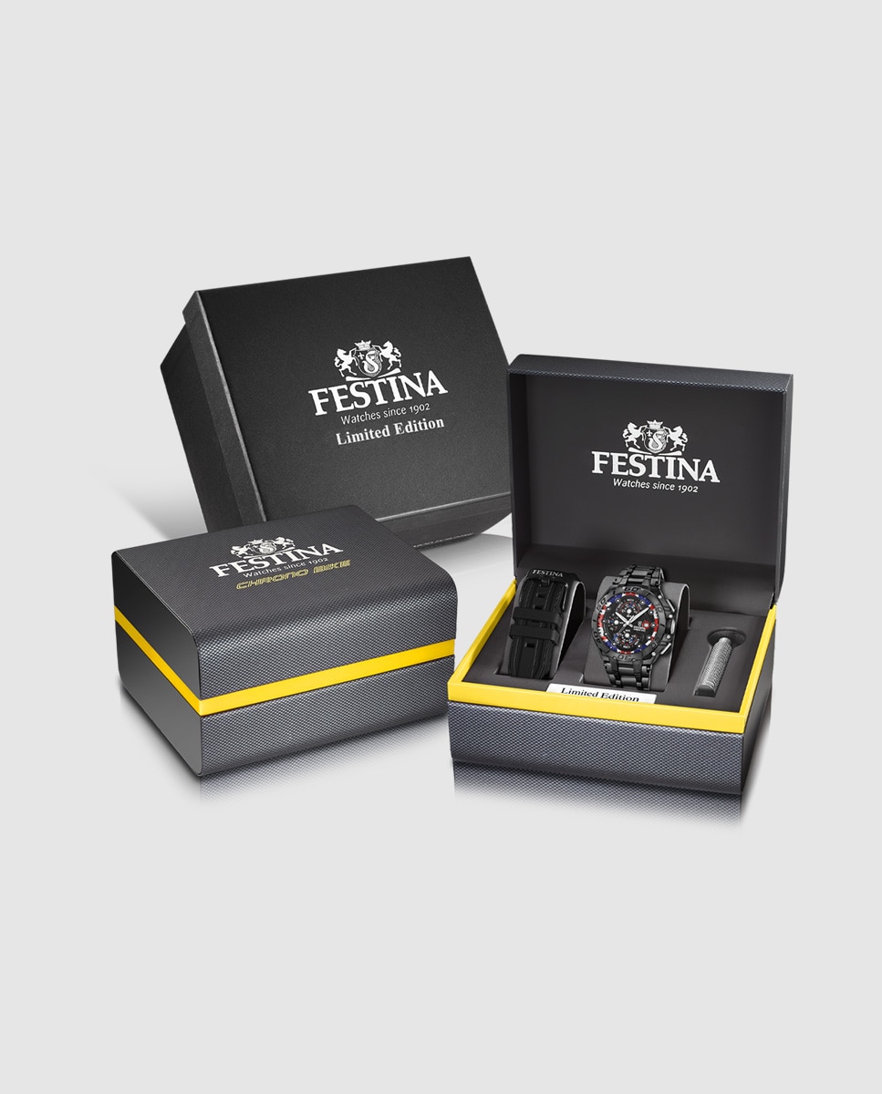 Relógio F20796/1 Special Editions de Aço Inoxidável Preto-2