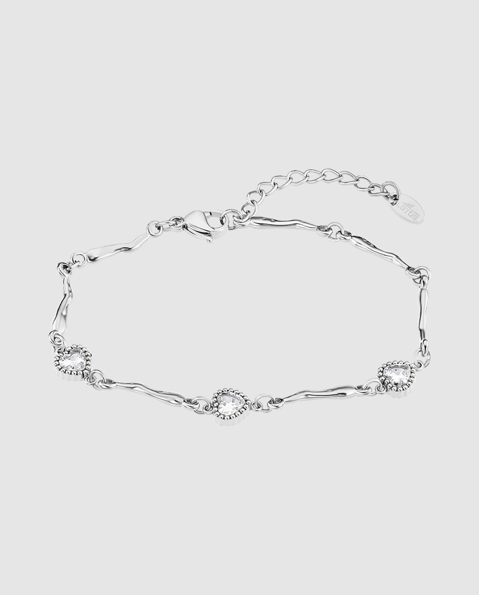 Imagem 1 de Pulseira Bliss de Aço Inoxidável com Acabamento Brilhante