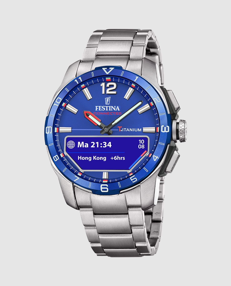 Imagem 0 de Relógio Smartwatch com Bracelete Adicional de Oferta F23000 G Connected de Titânio