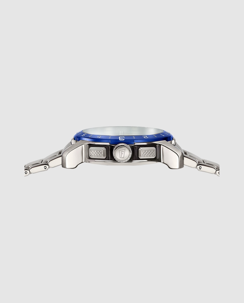 Relógio Smartwatch com Bracelete Adicional de Oferta F23000 G Connected de Titânio Prata-5