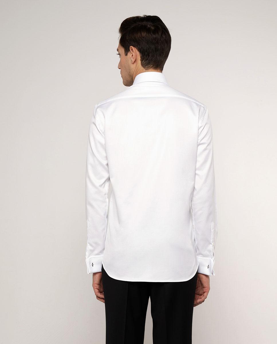 Camisa em Popelina Classic em Branco Branco-2