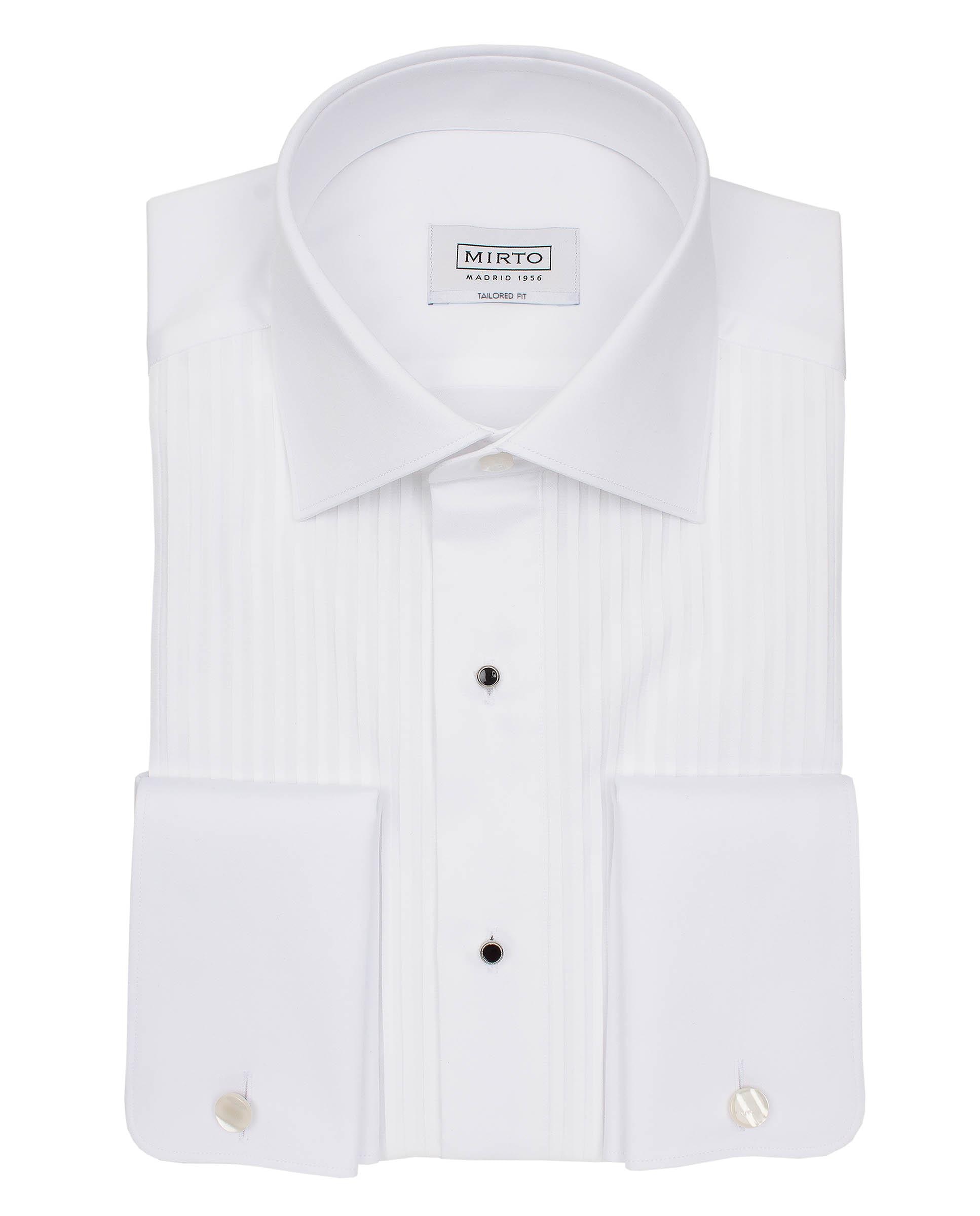 Camisa Smoking em Branco Branco-3