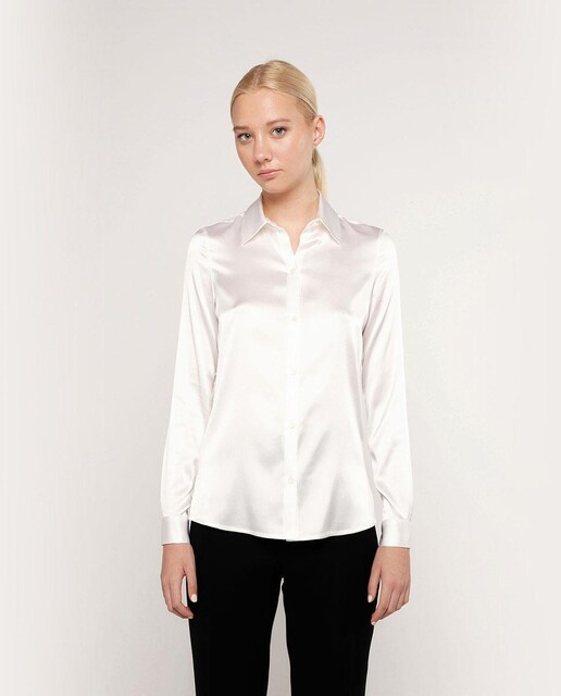 Imagem 0 de Blusa Lisa em Seda Elástica