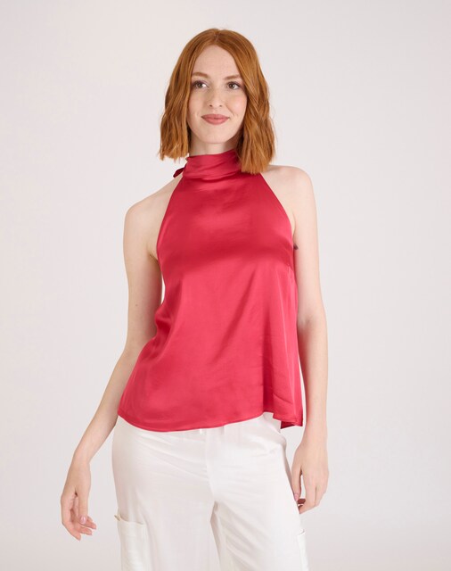 Imagem 0 de Top com Gola Halter e Laço Atrás