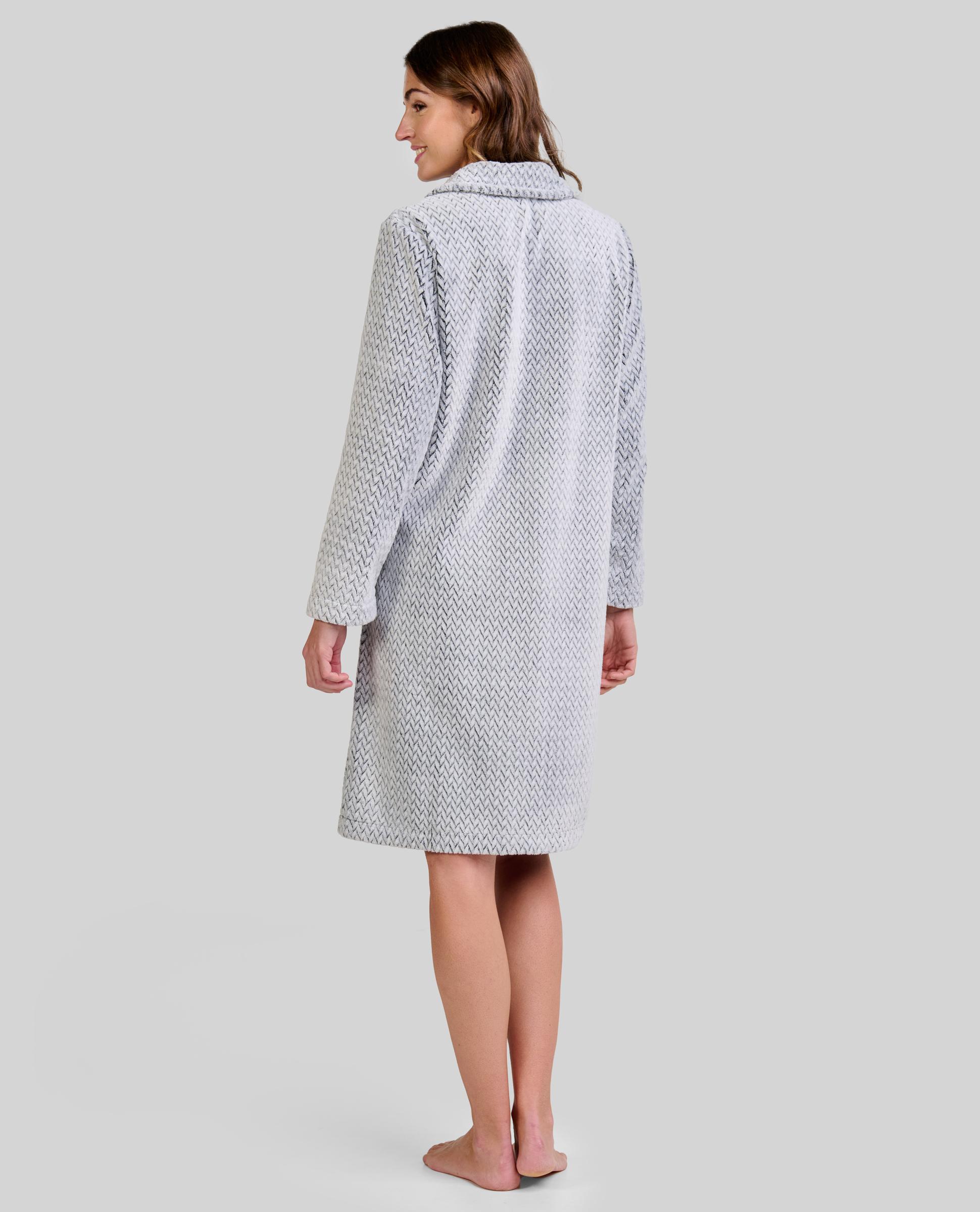 Bata de Espiga Jacquard Cinzento-2