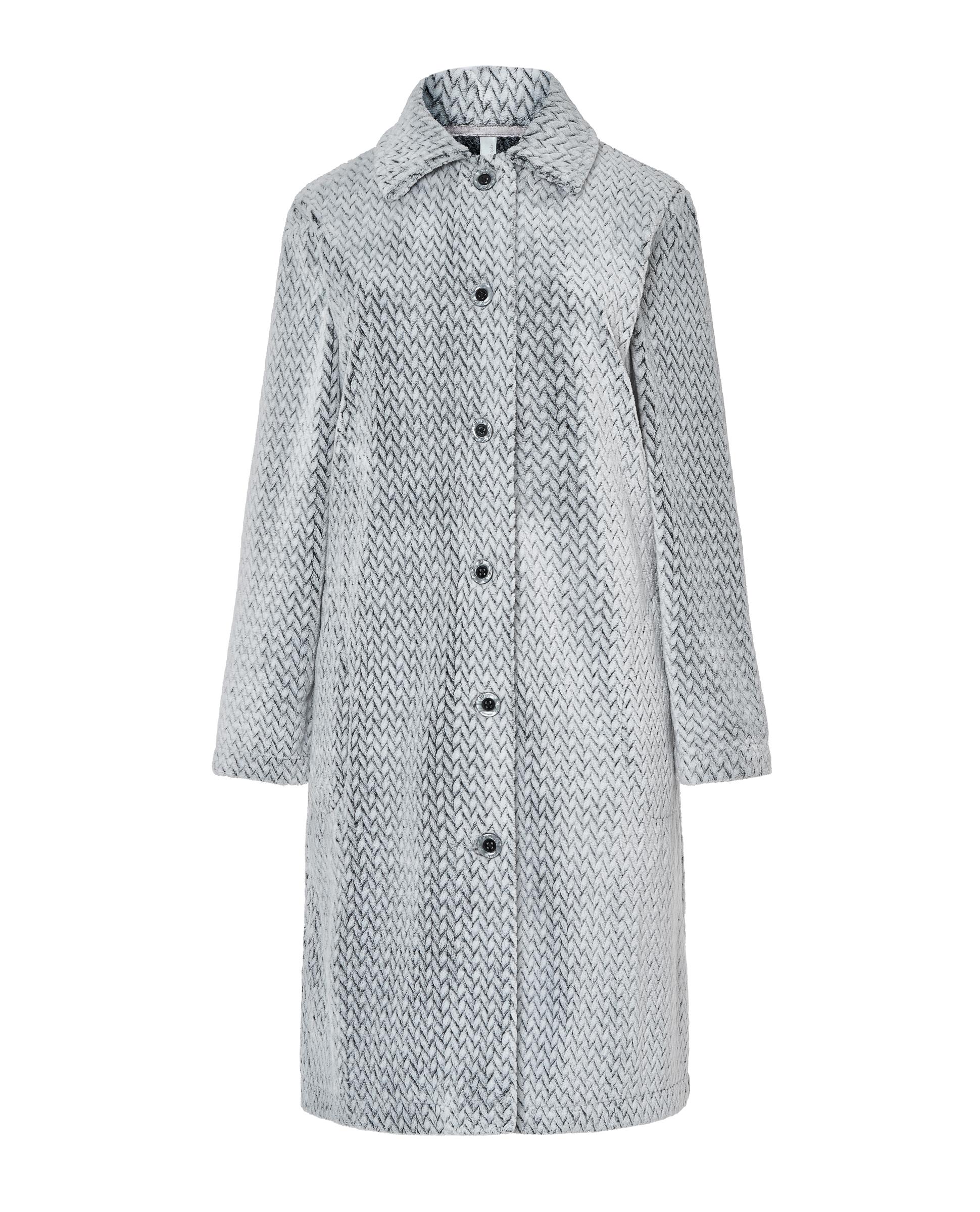 Bata de Espiga Jacquard Cinzento-3