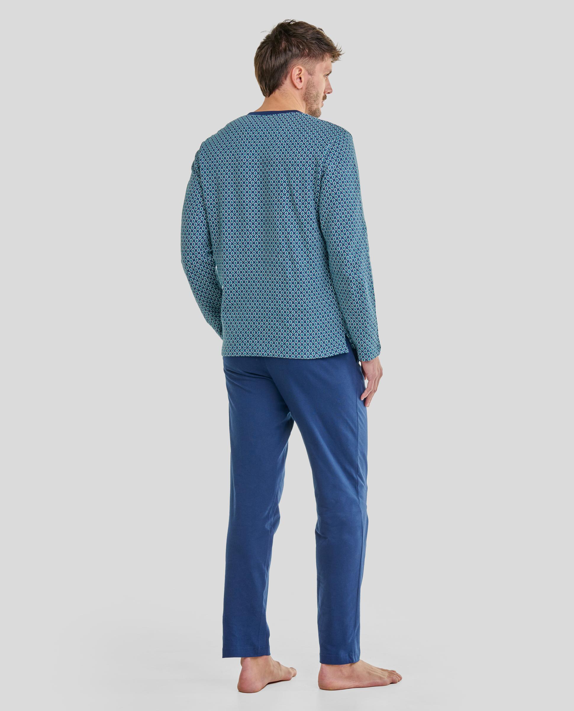 Pijama Comprido Azul-marinho-2