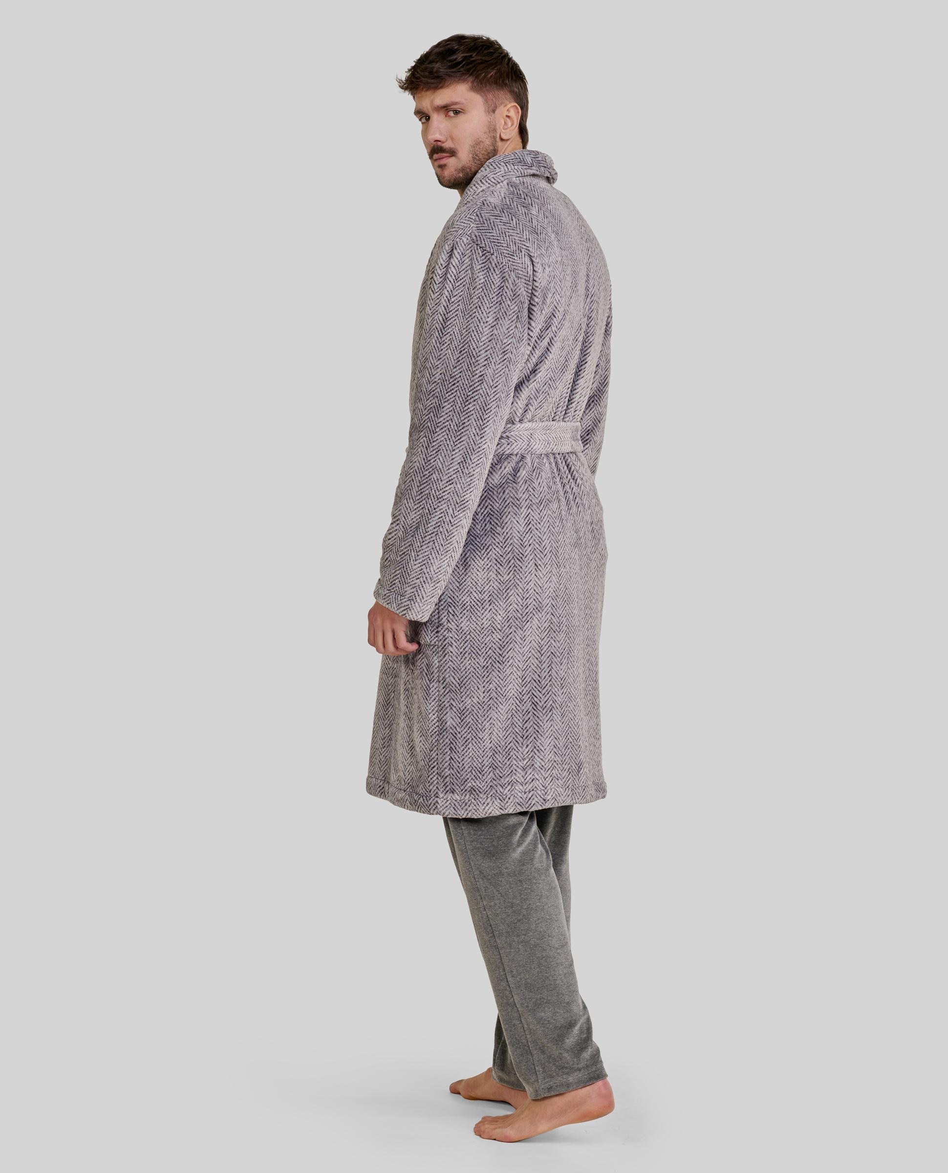 Robe de Espiga com Cinto Cinzento-2