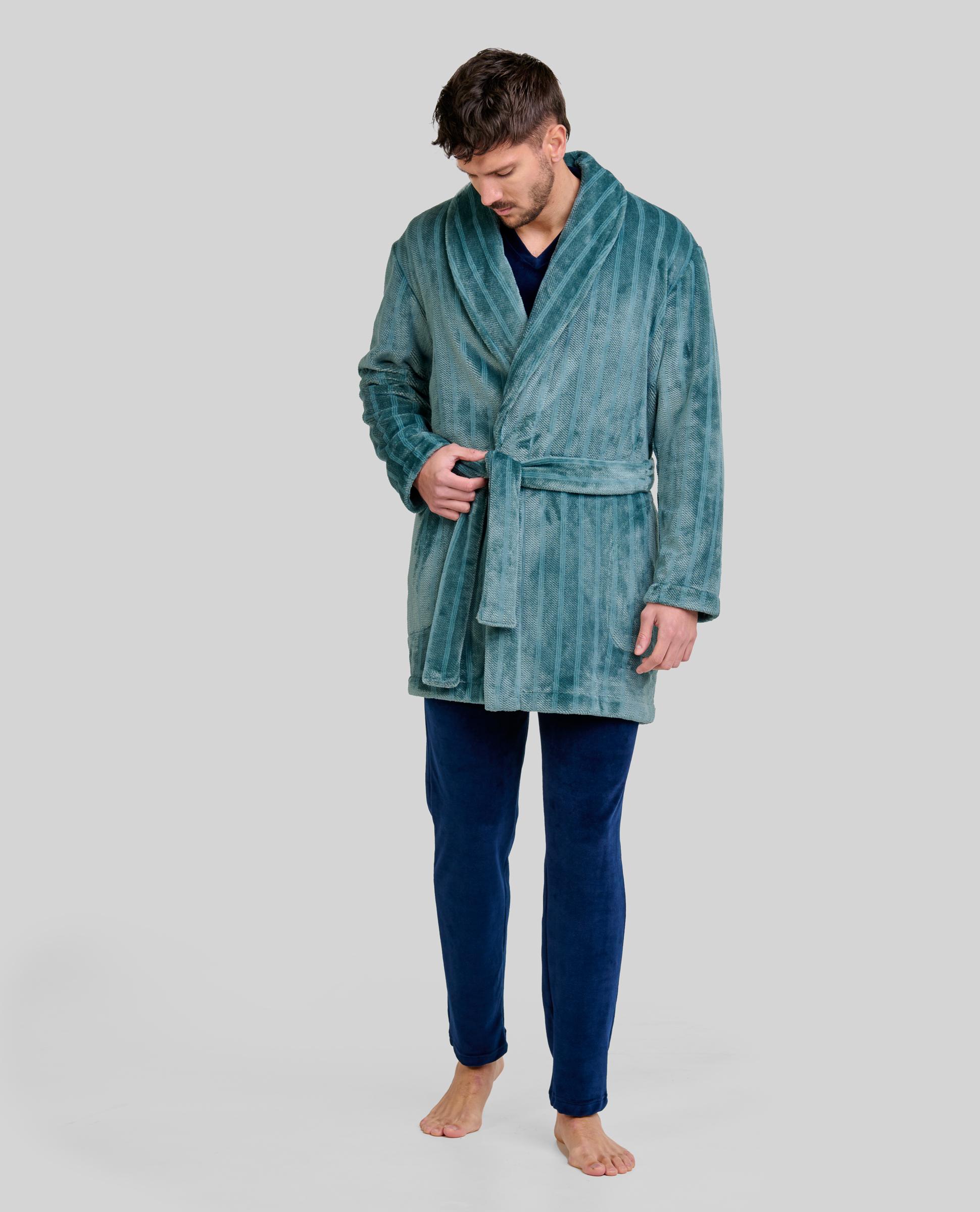 Robe Curta com Cinto Verde-1