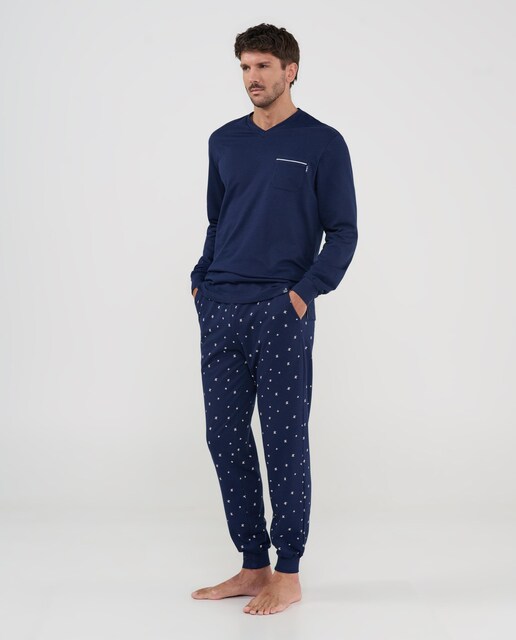 Imagem 0 de Pijama Comprido Estampado