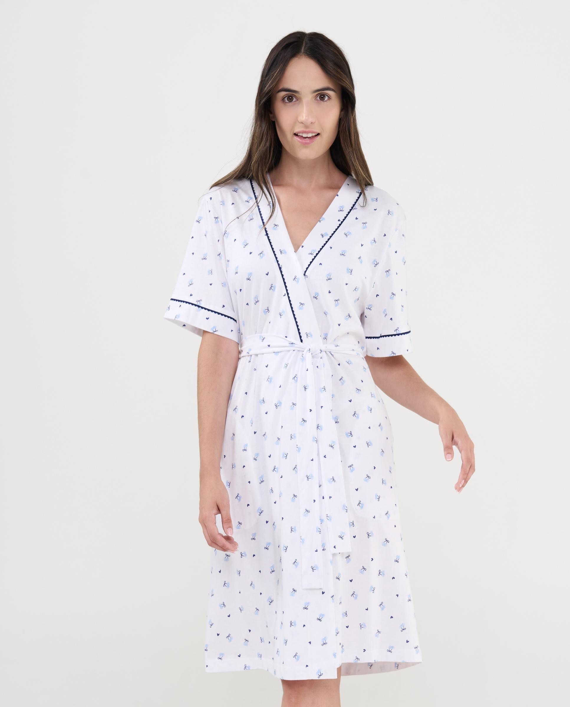 Imagem 0 de Robe Curto com Vivo com Estampado