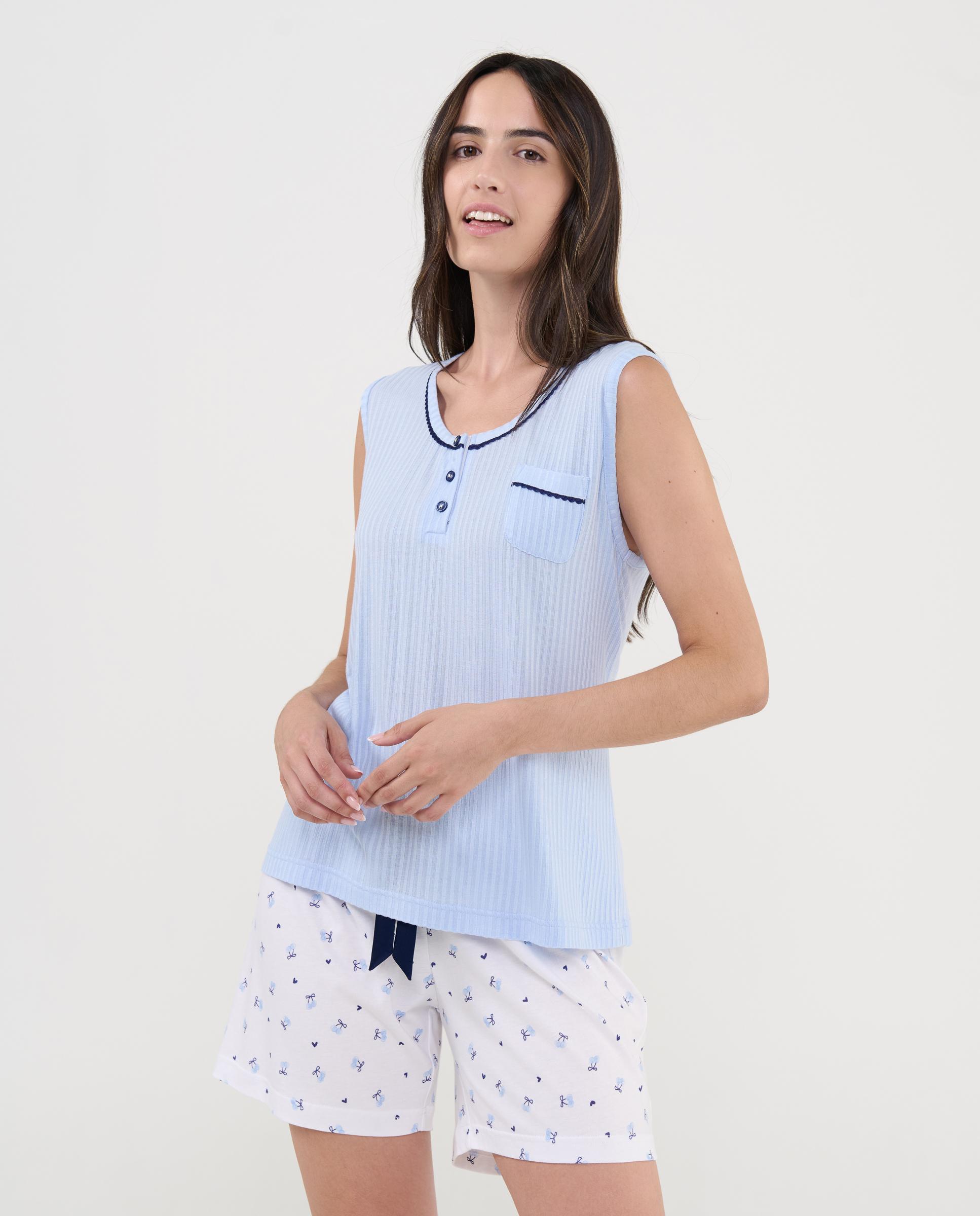 Imagem 0 de Pijama Completo Curto com Estampado