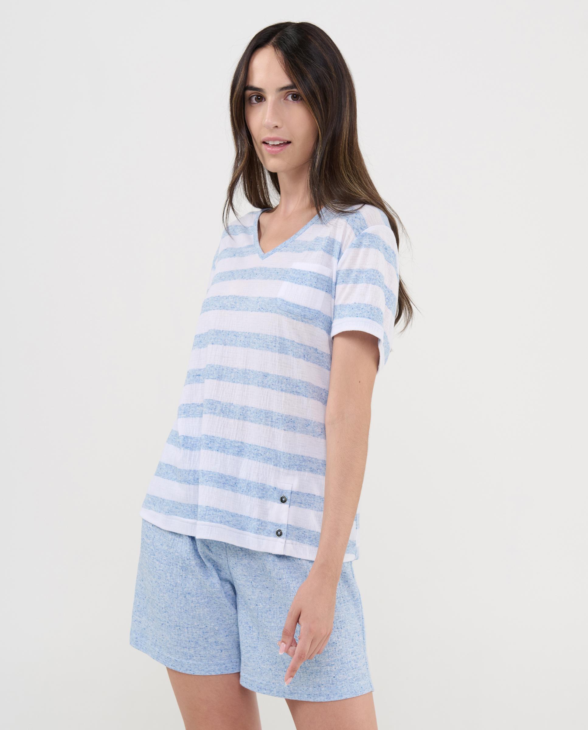 Imagem 0 de Pijama Completo Curto com Estampado