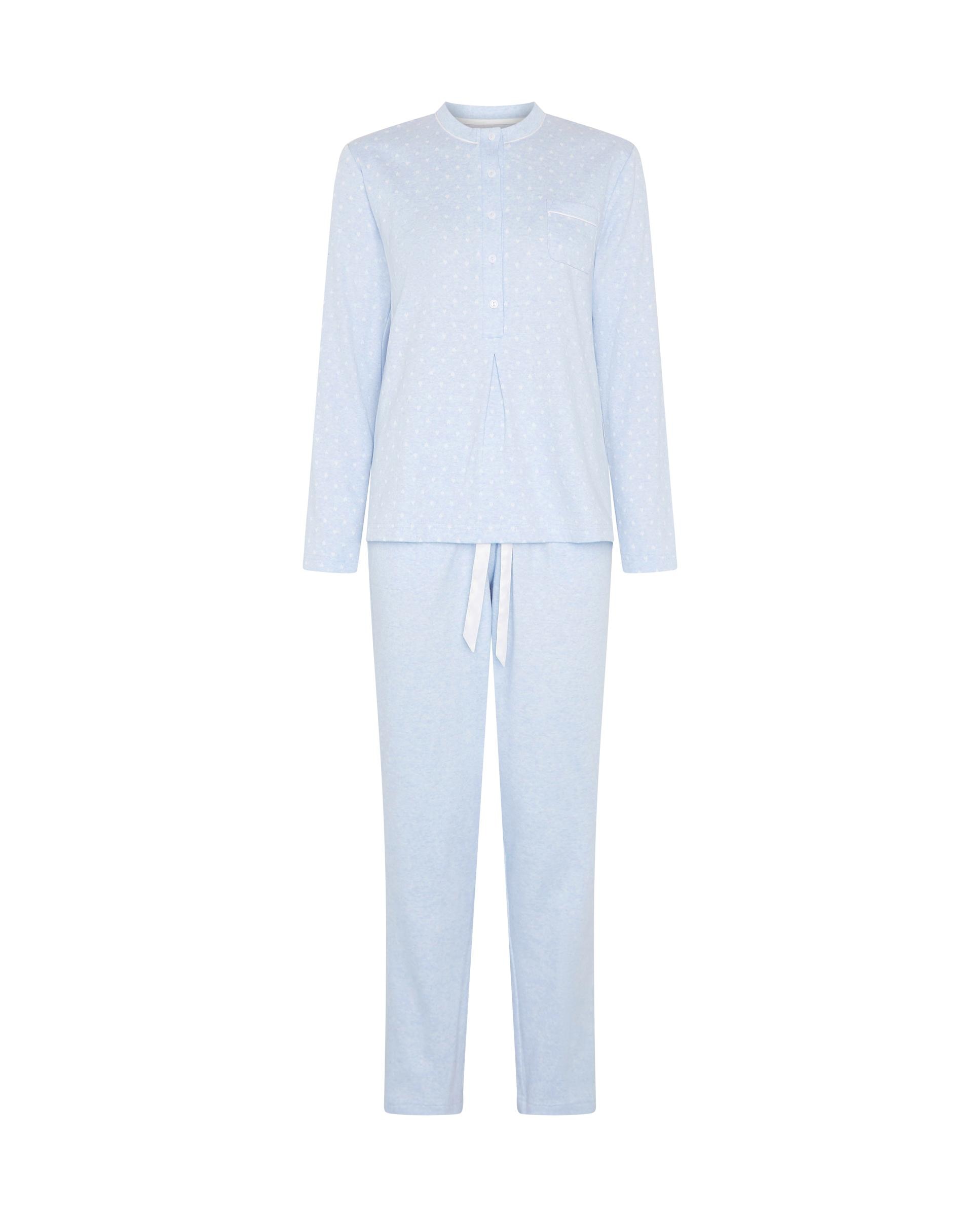 Pijama com Vigore Corações Azul-3