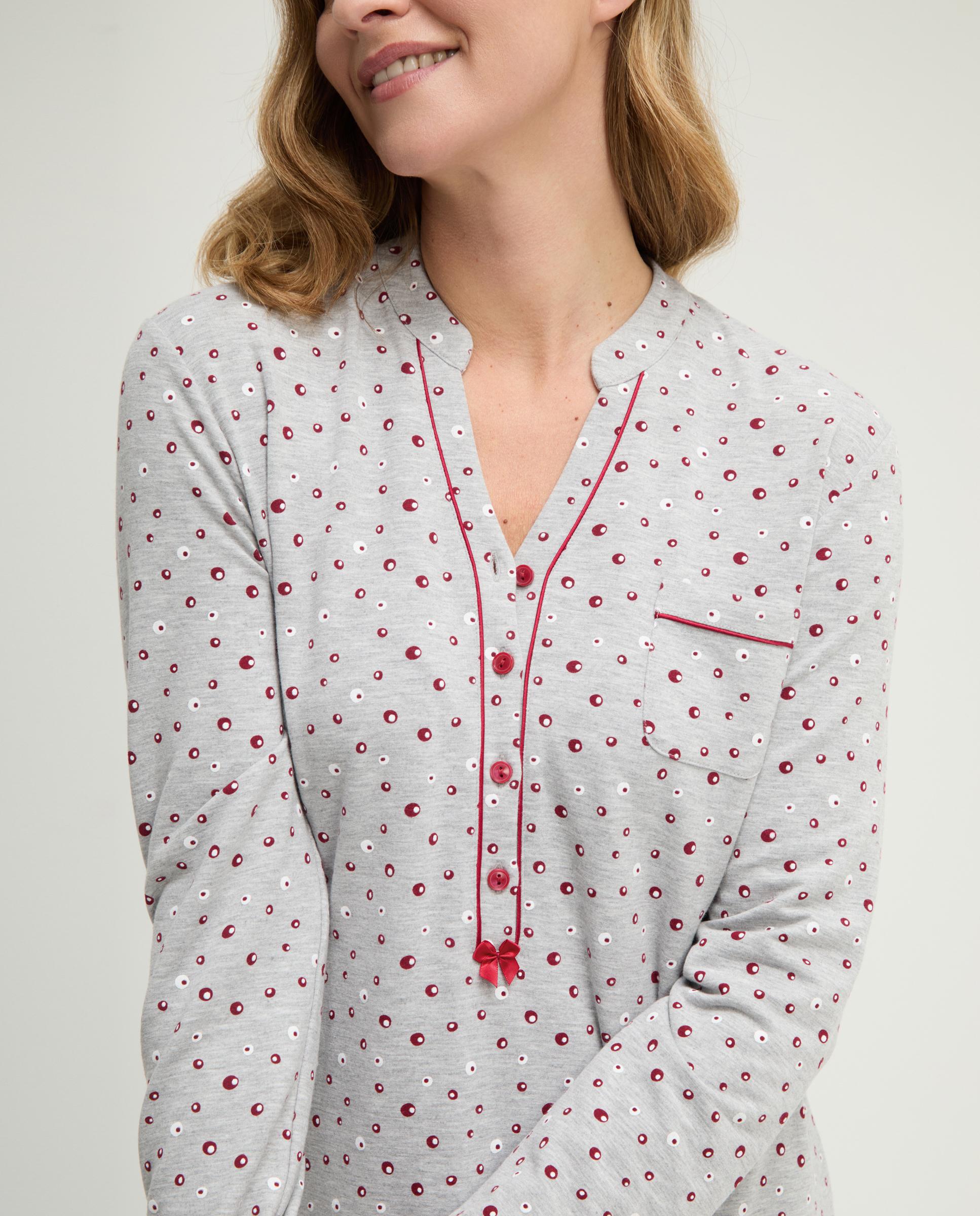 Robe Vigore Estampado Bordeaux-4
