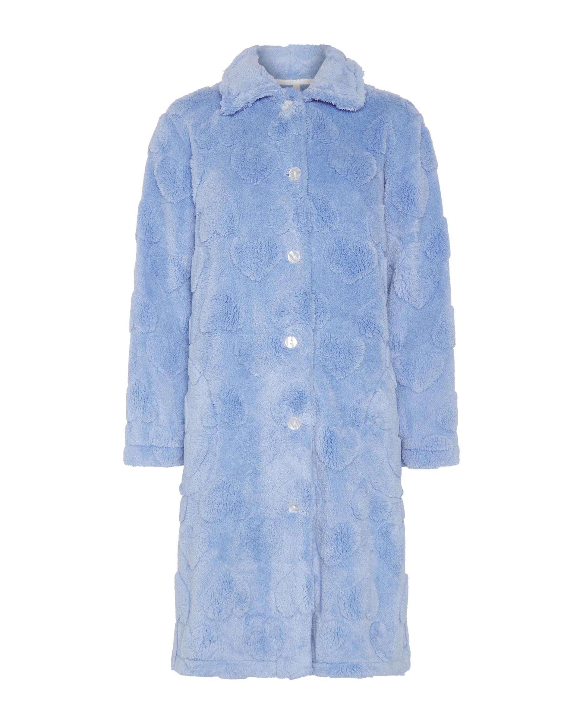 Robe Jacquard Corações Azul-3