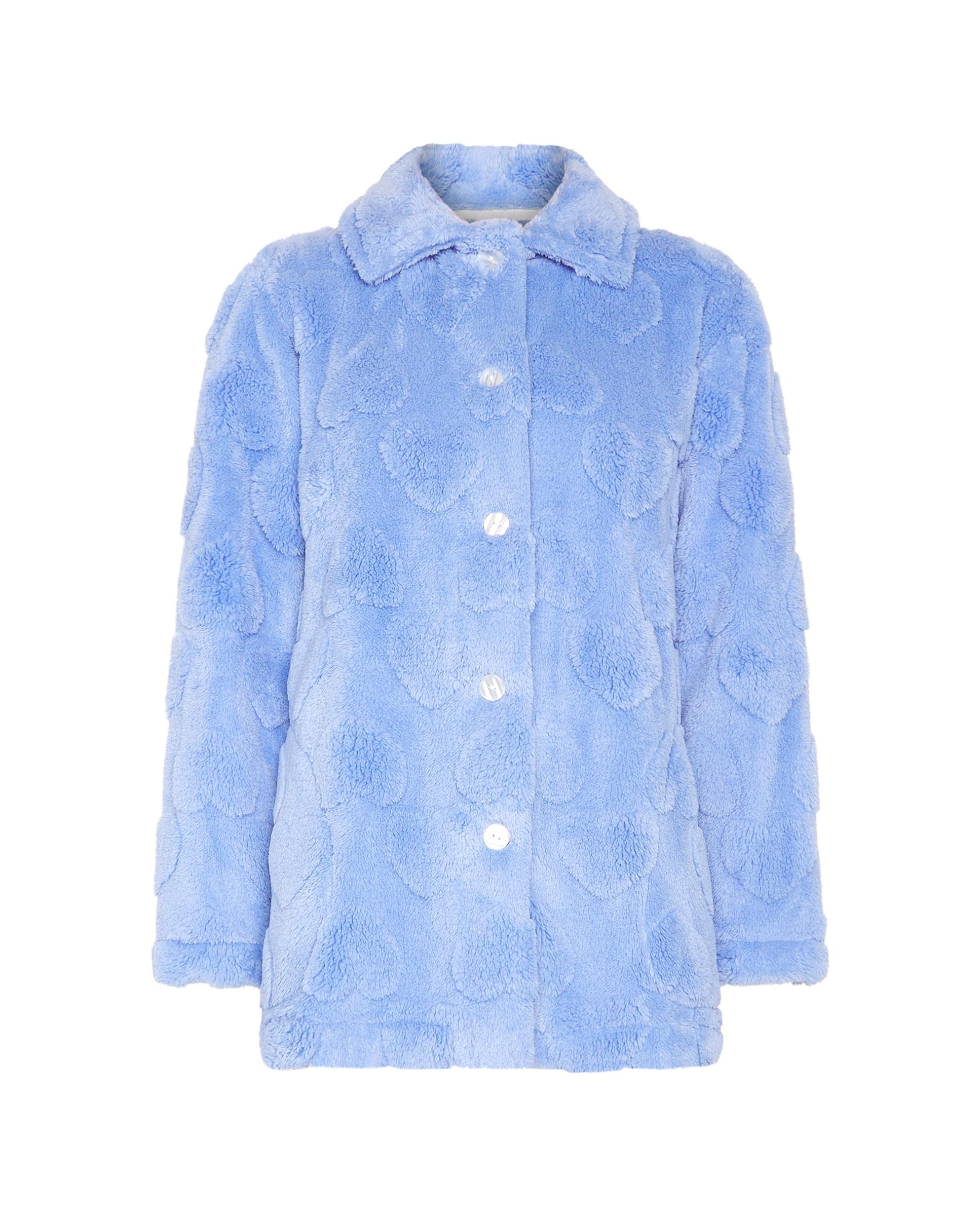 Robe Curta Jacquard Corações Azul-3