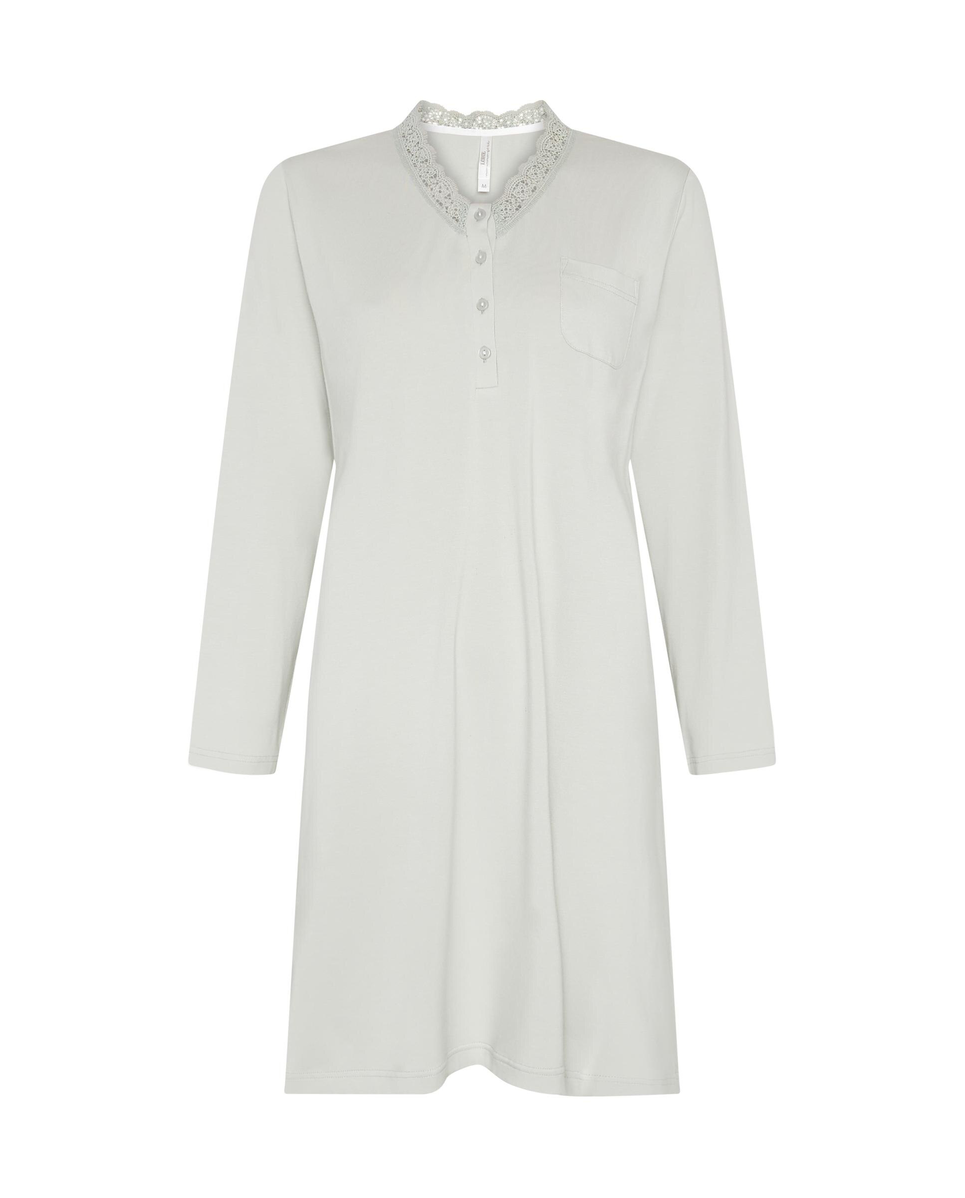 Robe com Decote em V e Renda Verde-3