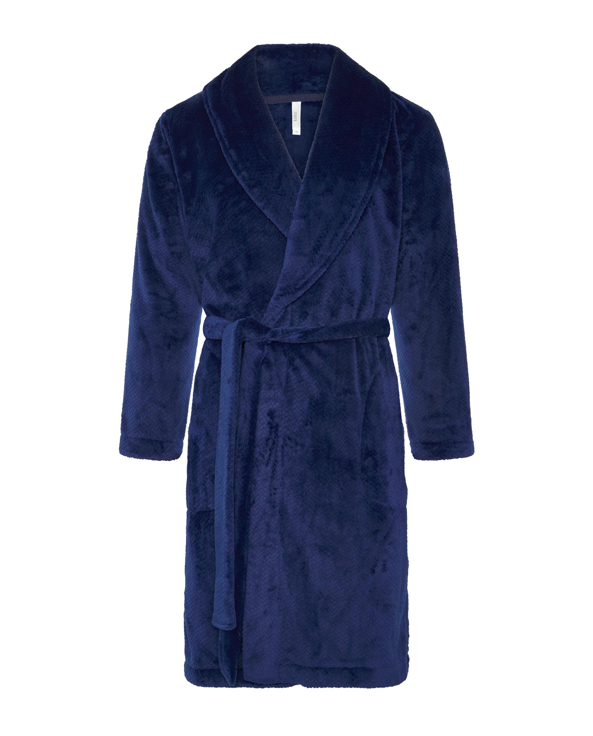 Robe Comprida Jacquard Azul-3