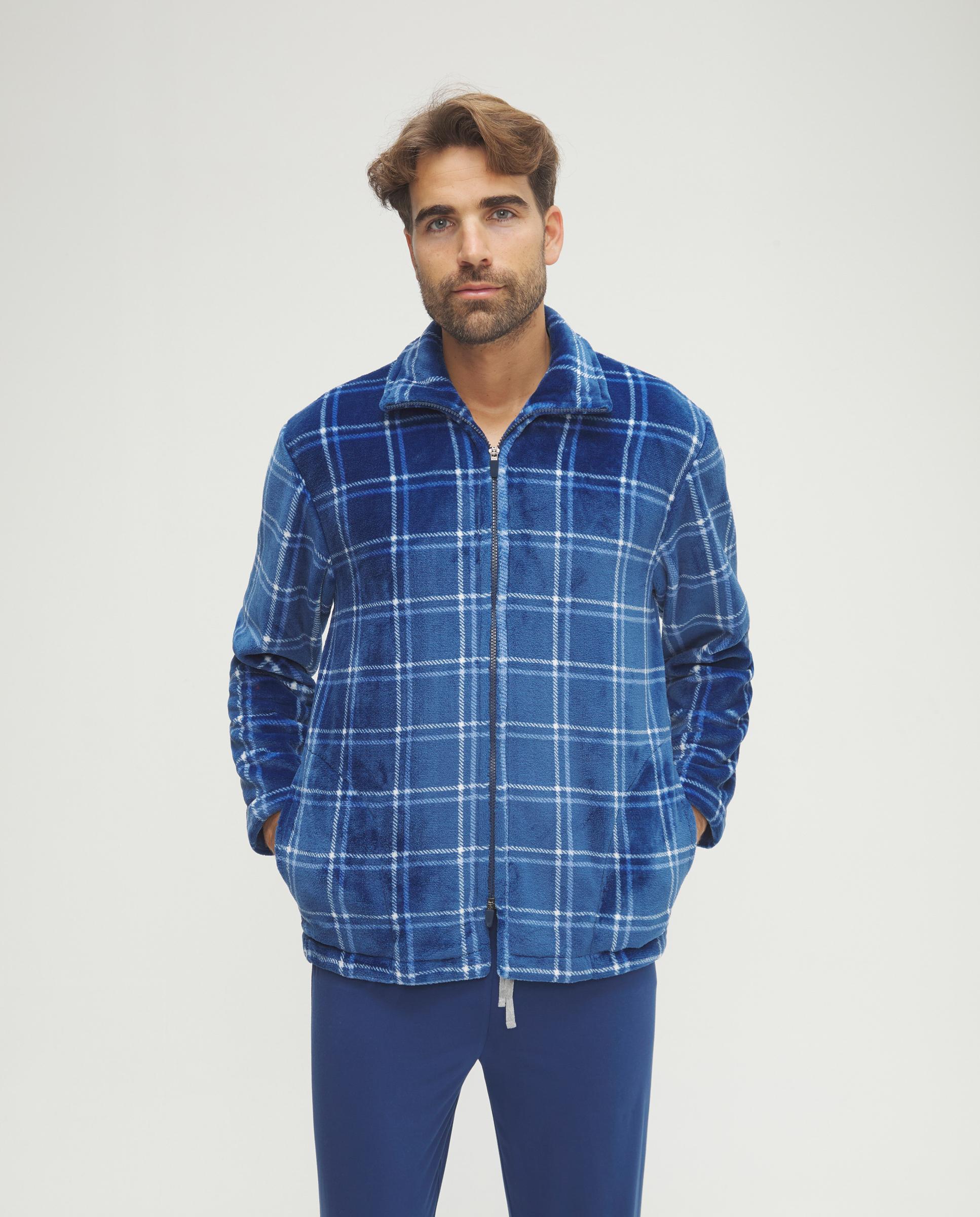 Imagem 0 de Robe Aos Quadrados com Fecho Zip