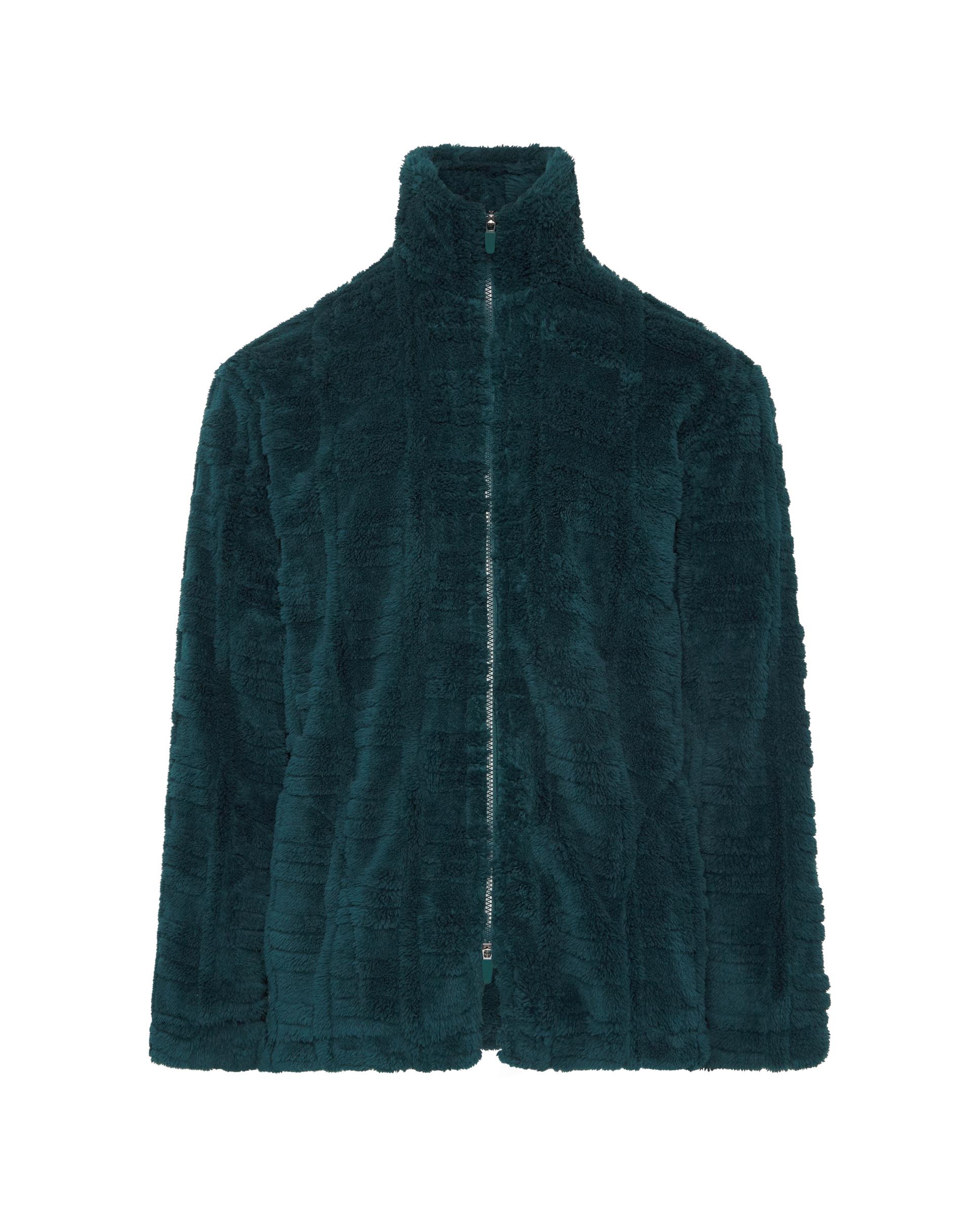 Robe Jacquard com Fecho Zip Verde-3