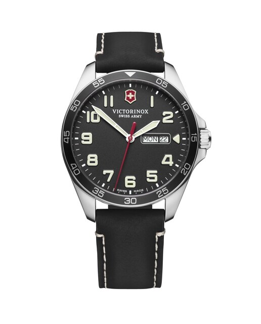 Imagem 0 de Relógio Fieldforce V241846 de Pele e  Pulseira em Preto