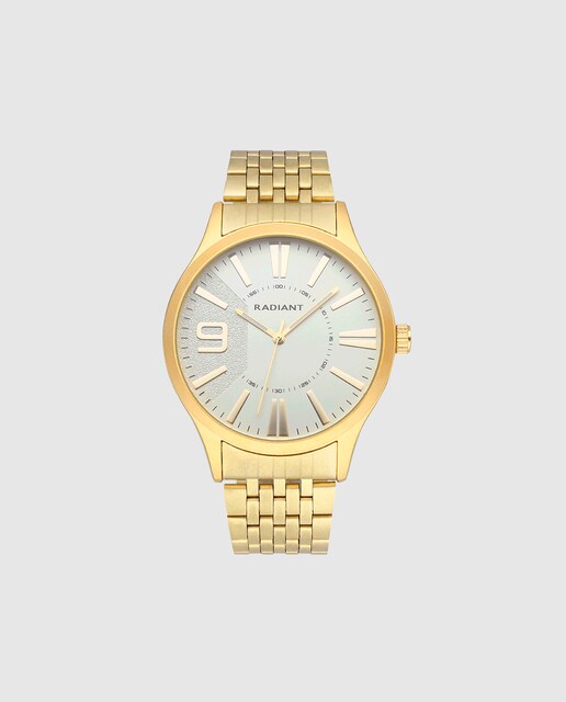 Imagem 0 de Relógio Master Ra565203 de Aço e Bracelete Dourada