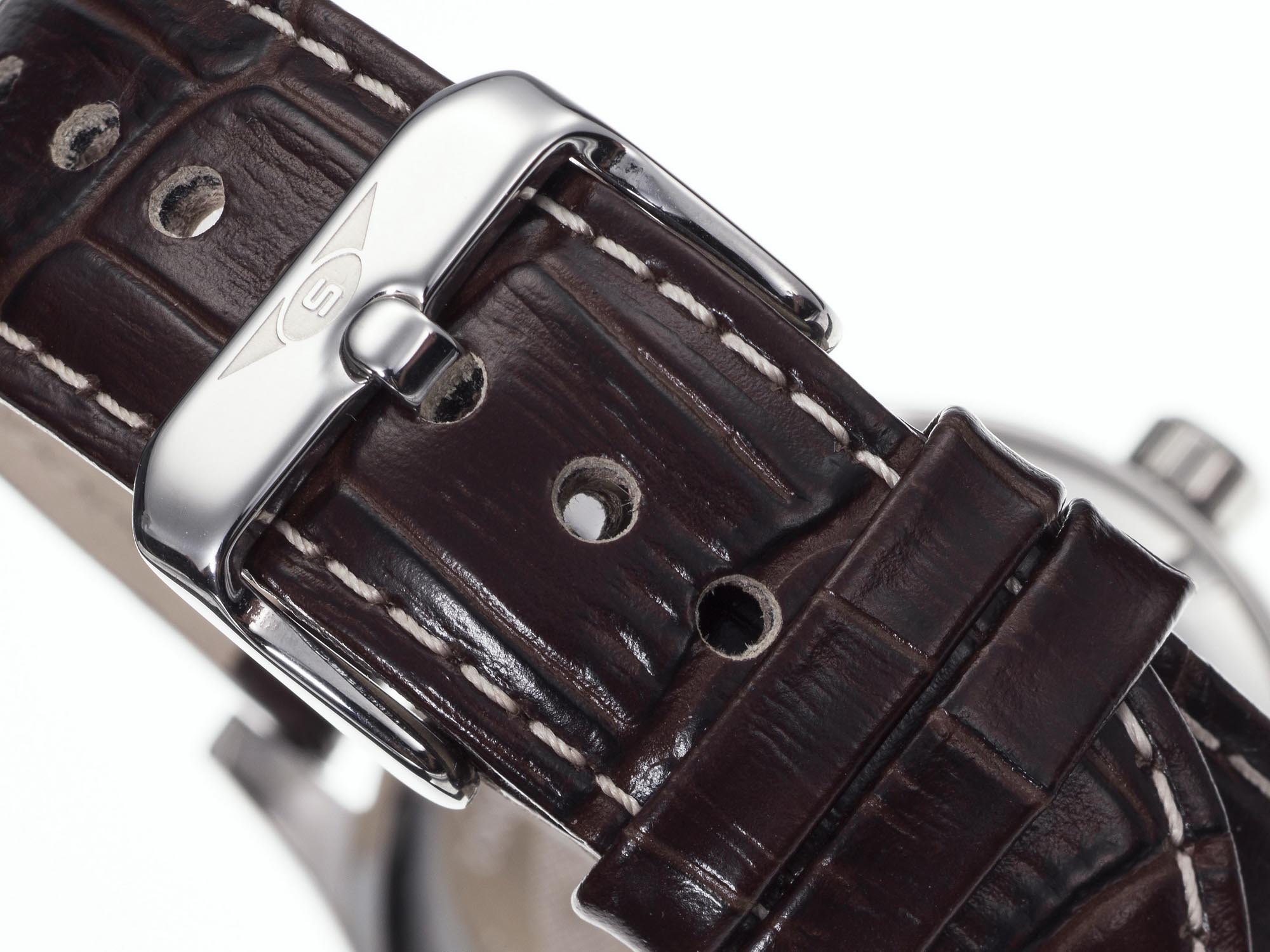 Relógio Sandoz Sport de Aço com Bracelete Castanho-2