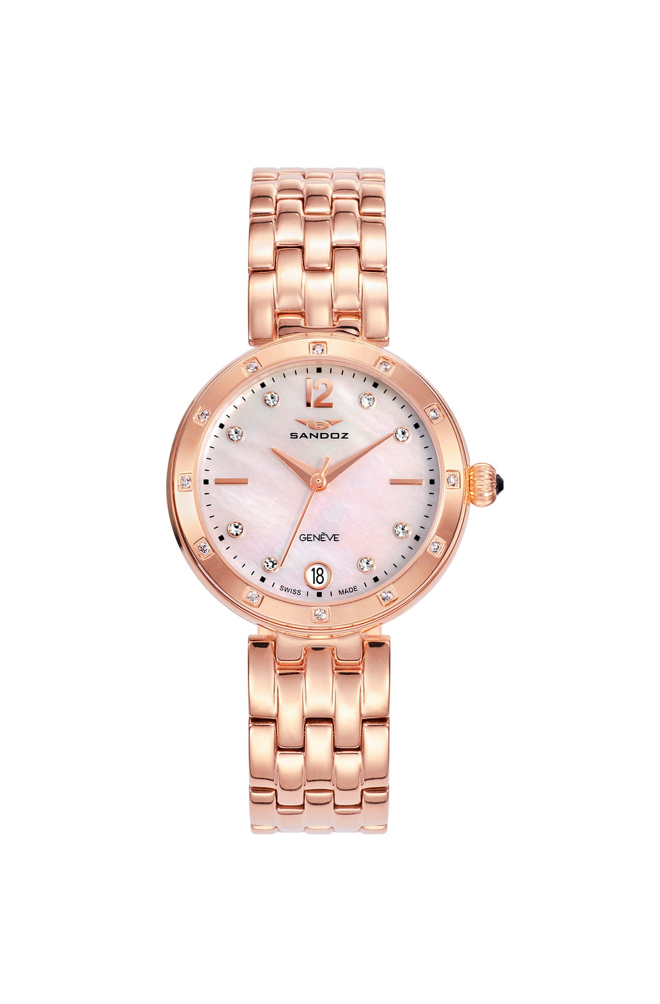 Imagem 0 de Relógio Sandoz com Bracelete de Aço Coleção Elle