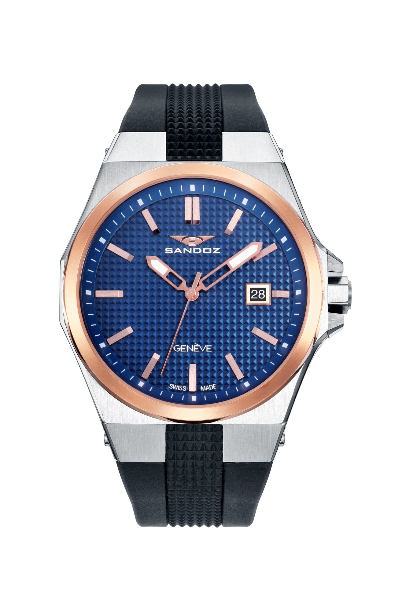 Imagem 0 de Relógio Sandoz com Bracelete de Silicone Coleção Caractere