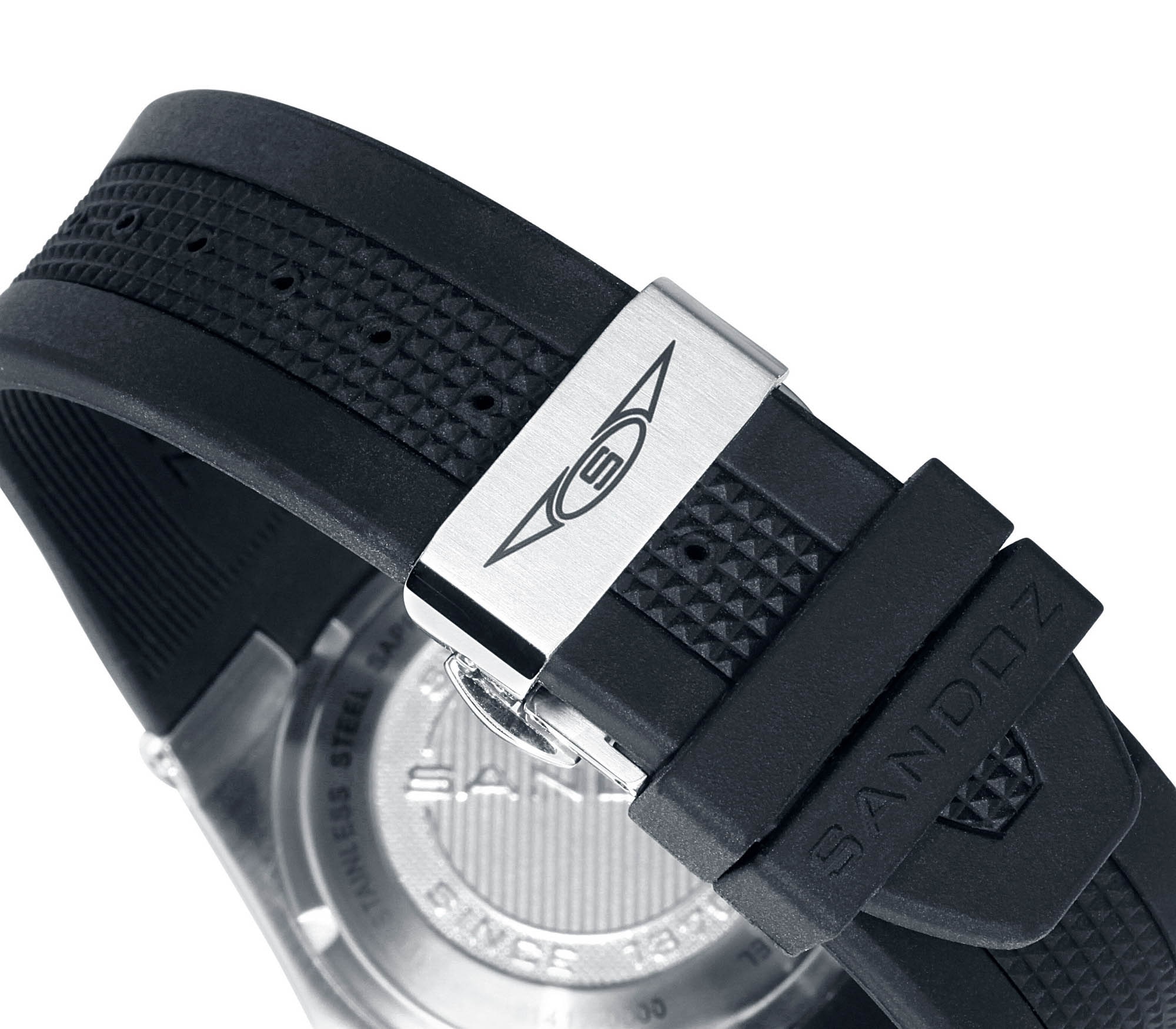 Relógio Sandoz com Bracelete de Silicone Coleção Caractere Preto-2