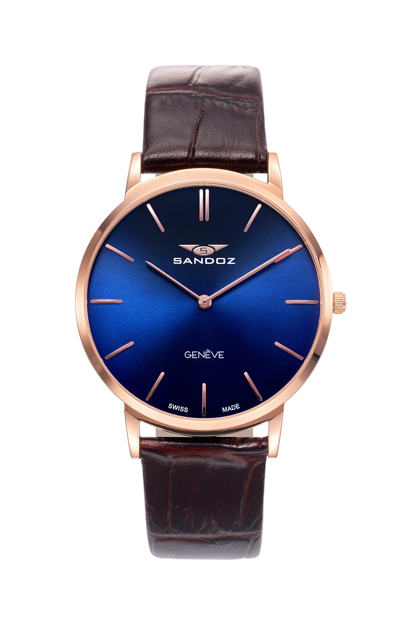 Imagem 0 de Relógio Sandoz com Bracelete de Pele Coleção Classic&slim