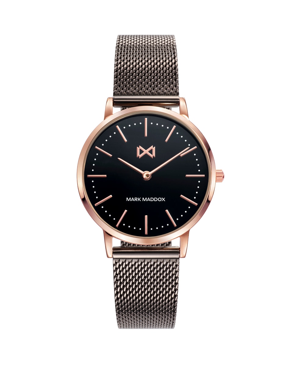 Imagem 0 de Relógio Analógico Greenwich de Aço com Ip em Preto e Rosa