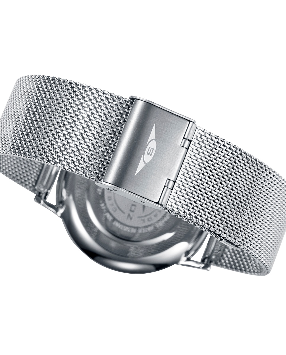 Relógio Sandoz Classic&slim de Aço com Malha Milanesa Prateado-2