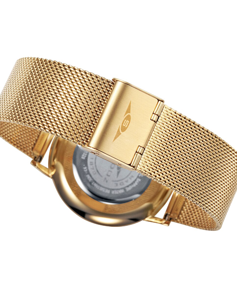 Relógio Sandoz Classic&slim de Aço com Ip Dourada Ouro-2