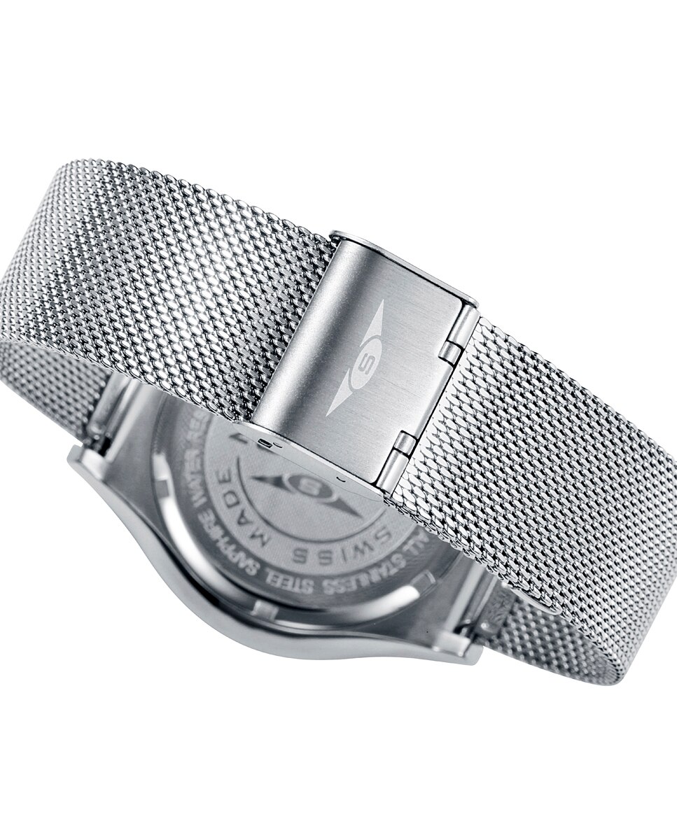 Relógio Sandoz Dynamique Sa81481-07 de Aço com Malla Milanesa Prateado-2