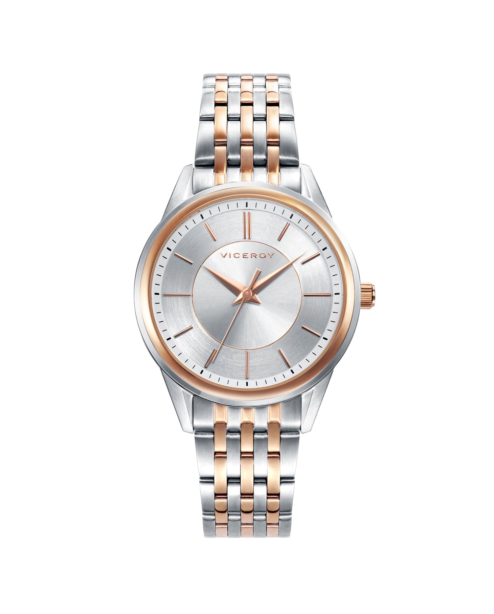 Relógio Analógico Grand 401072-97 de Aço com Ip Rosa Rosa-1