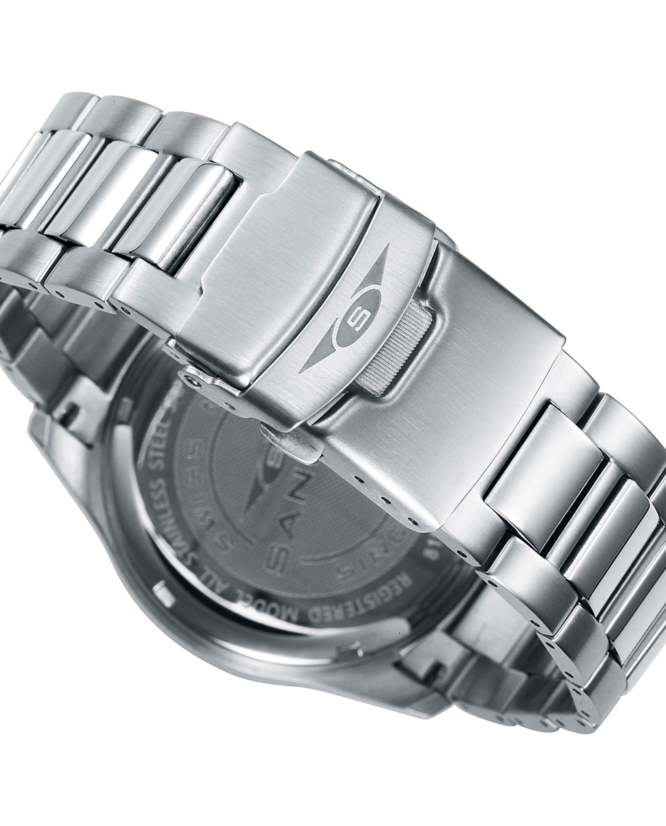 Relógio Sandoz Vitesse Três Ponteiros com Bracelete de Aço Prateado-2