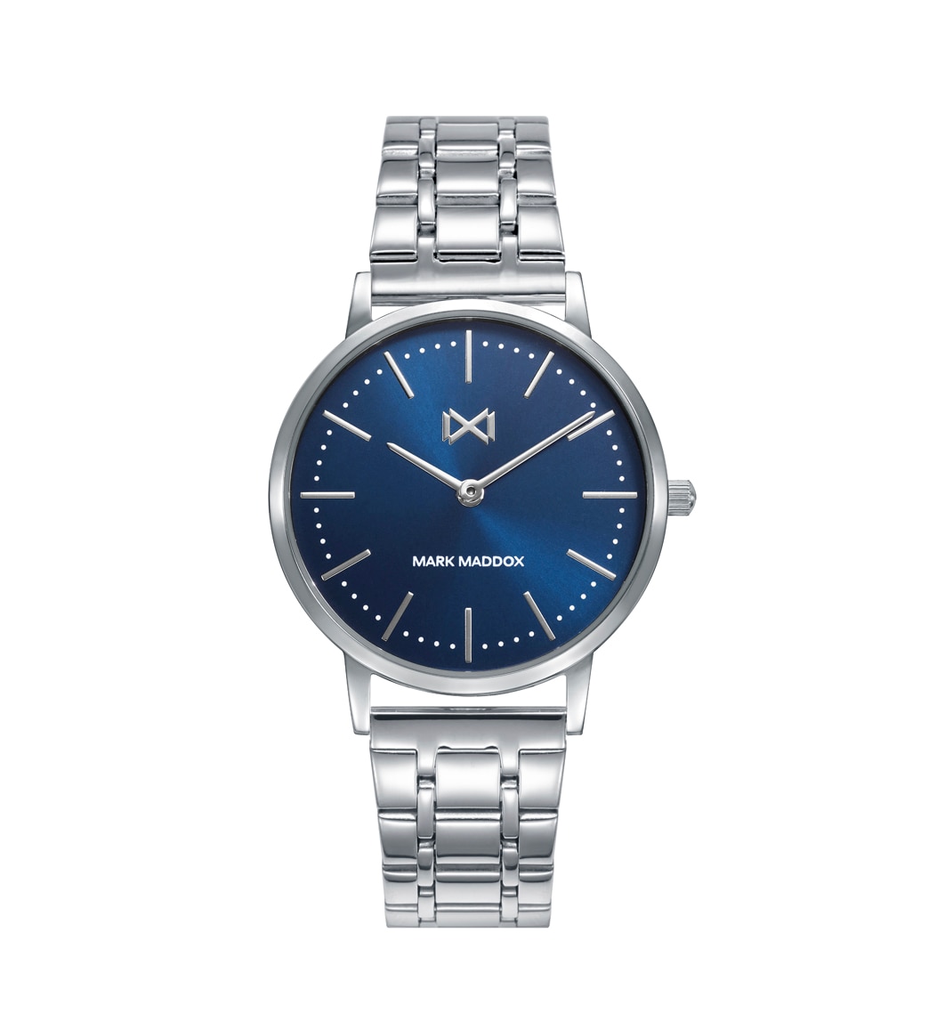Relógio Analógico Greenwich de Aço com Mostrador em Azul e Bracelete Azul-4