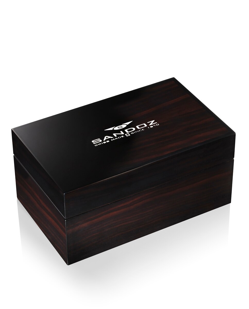 Relógio Sandoz Elle Multifunções com Bracelete em Aço Cinzento-5