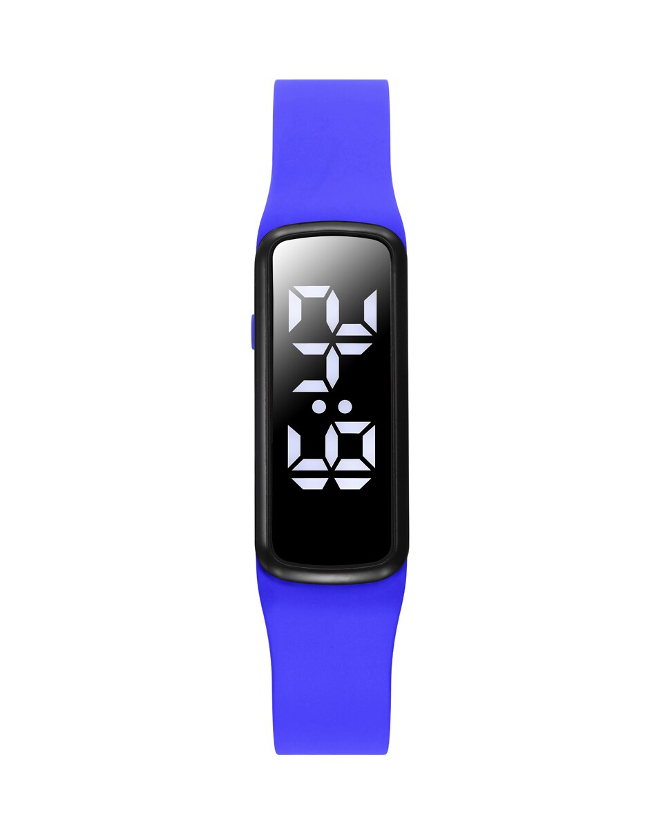 Relógio Infantil Next de Malha Milanesa em Aço e Pulseira de Atividade Azul Azul-4