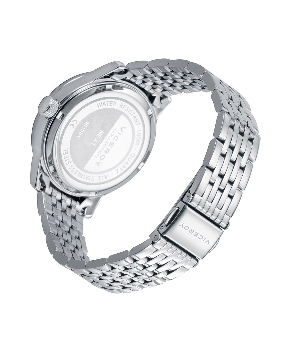 Relógio Infantil Next de Bracelete de Aço e Pulseira de Couro Azul Azul / Branco-2